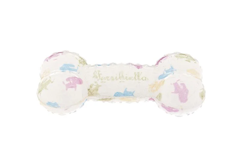 Ferribiella - Gioco Baby Stick e Osso Riportino in TPR per Cani Cuccioli 15 cm - immagine 2