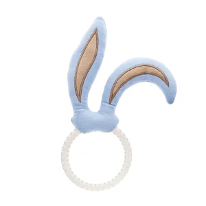 Ferribiella - Gioco Baby Anello Coniglietto per Cani Cuccioli 23.5cm