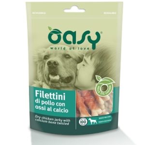 Oasy Filettini di Pollo con Ossi al Calcio 100g