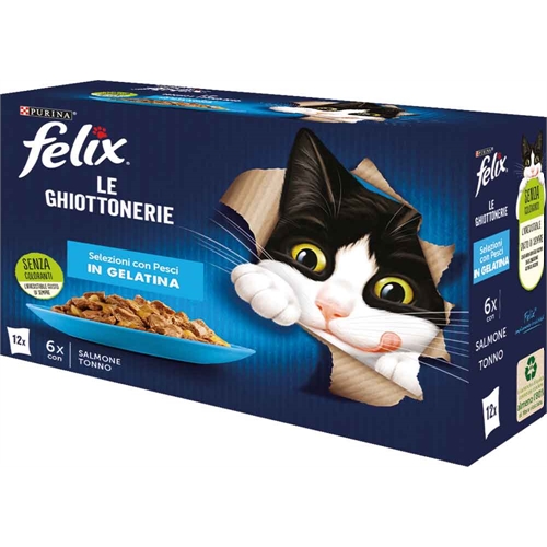 Felix – Le Ghiottonerie Selezioni con Pesci Multipack 12x85g - immagine 2
