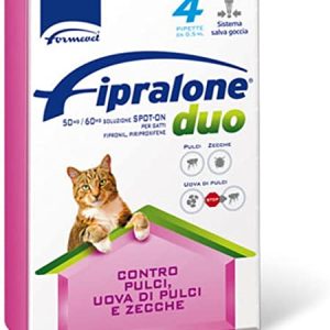 FipraloneDuo Gatto 4pz x 0,5ml – Antiparassitario per Gatti