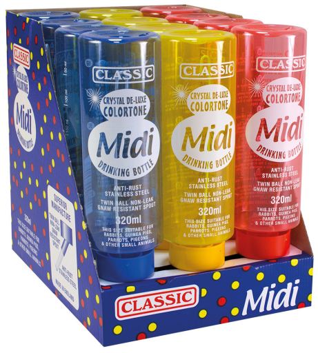 Bottiglia de Luxe Colorata 320ml per Roditori - immagine 2