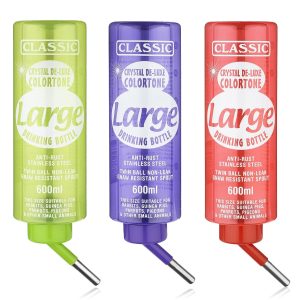 Bottiglia de Luxe Colorata 600ml per Roditori e Piccoli Animali