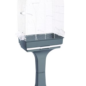 Gabbia Uccelli Evita Bianca + Stand