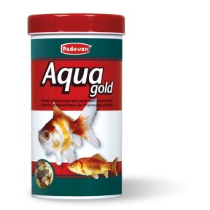 Padovan Aqua Gold 40g – Mangime in Scaglie per Pesci Rossi e d’Acqua Fredda