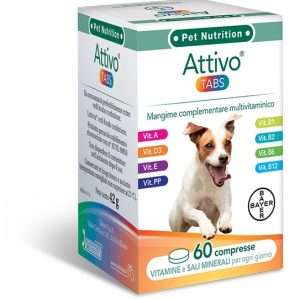 Attivo Tabs 60cps – Integratore Multivitaminico per Cani