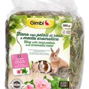 Gimbi Fieno con Petali di Rosa e Menta Aromatica 500g