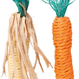 Giochi in Paglia per Roditori – Set da 2 Pezzi