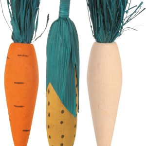 Set di Figure in Legno per Roditori – 3 Pezzi