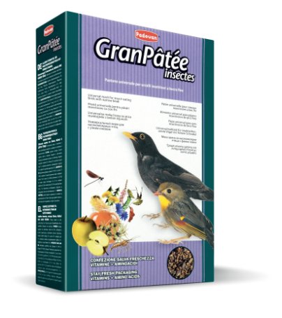 Padovan Granpatée Insetti 1Kg – Mangime Completo per Uccelli Insettivori