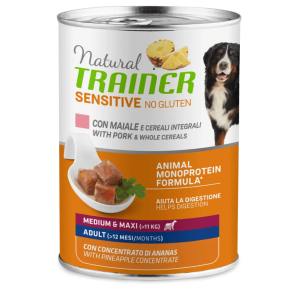 Trainer Sensitive Paté Monoproteico Medium&Maxi Adult 400g