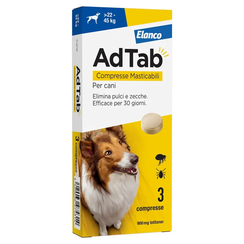 Elanco AdTab compresse masticabili per cani 22-45kg