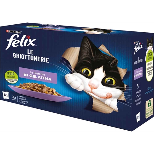 Felix – Le Ghiottonerie Le Preferite Multipack 12x85g