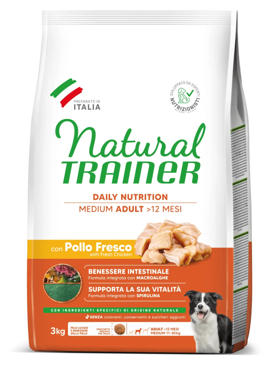 Natural Trainer Medium con Adult Pollo Fresco