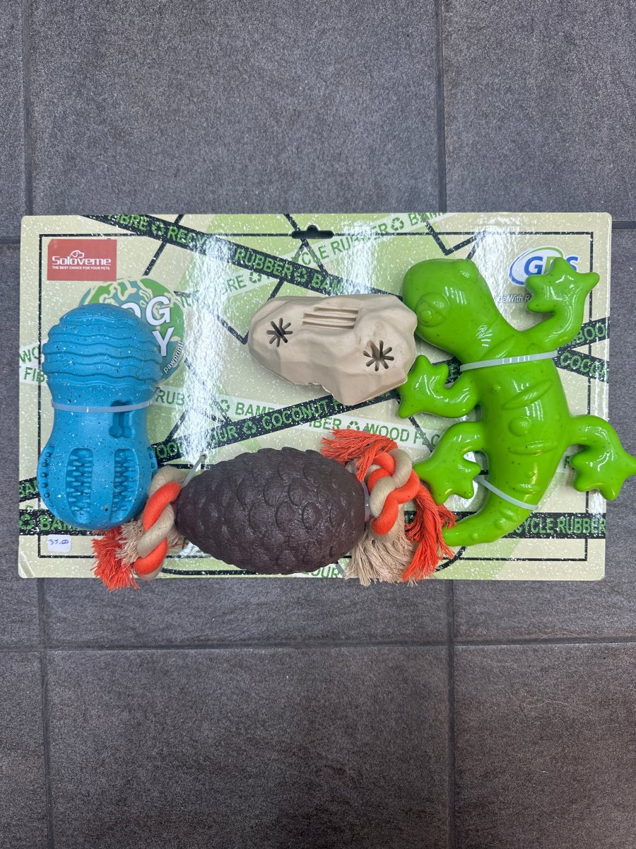 4 Giocattoli in Gomma per Cani - immagine 2