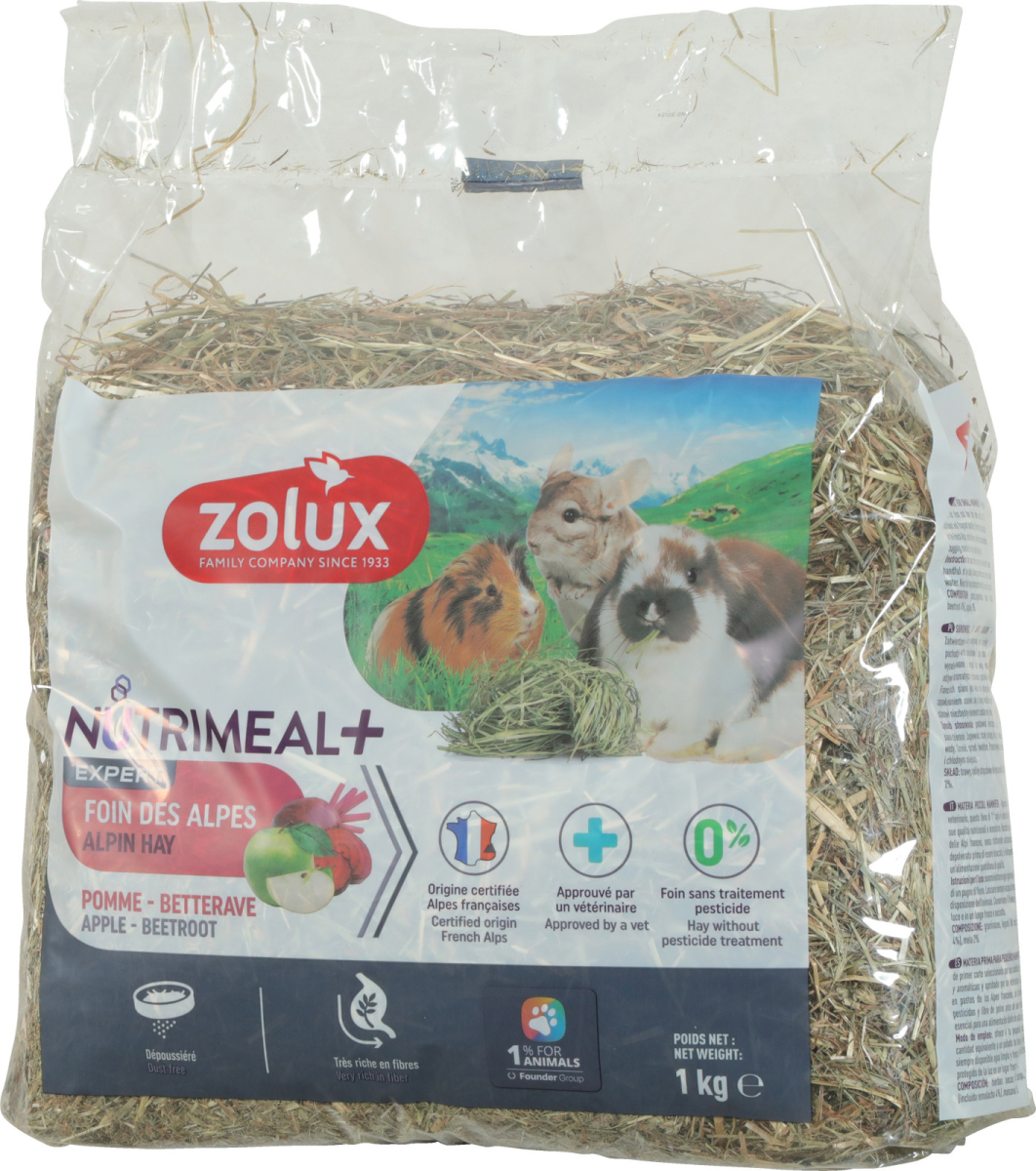 Nutrimeal Fieno Alpi Mela e Barbabietola 1Kg - immagine 2