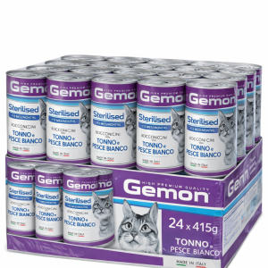 Gemon Bocconcini Sterilised Tonno e Pesce Bianco