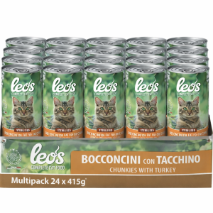 Leo’s Bocconcini con Tacchino Sterilised