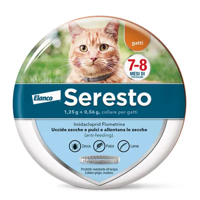 Seresto Collare Antiparassitario per Gatti 12,5g 38cm