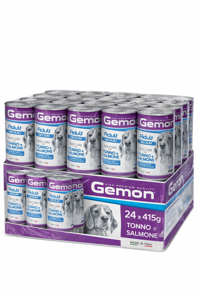 Gemon Medium Adult Bocconi con Tonno e Salmone - immagine 4