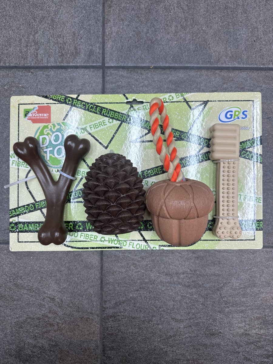 4 Giocattoli in Gomma per Cani - immagine 4