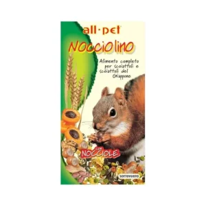 AllPet Nocciolino Mangime Completo per Scoiattoli con Frutta Secca e Cereali Selezionati 600g