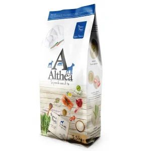 Althea Crocchette Cane Mare e Monti Super Premium con Erbe Officinali per Cani Adulti di Media e Grossa Taglia