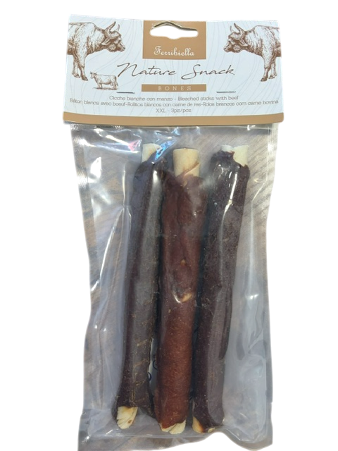 Ferribiella Cicche Bianche con Manzo XXL 3pcs - immagine 2