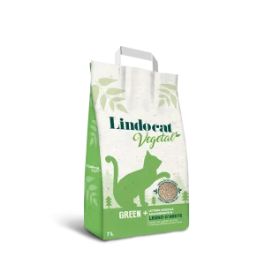 Lindocat Advance - Lettiera Vegetale Agglomerante in Legno d'Abete per gatti Green+ 7L
