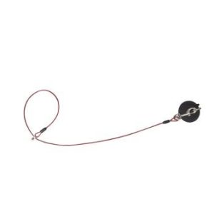 LACCETTO IN ACCIAIO E GOMMA CON VENTOSA AGGANCIO FONDO VASCA