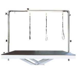 Braccio a ponte con led per tavolo toelettatura