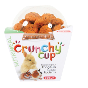 Zolux Crunchy Cup Candy con Carota ed Erba Medica 200g