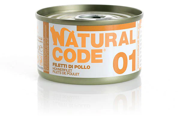 Natural Code Gatto Umido Complementare Naturale in Acqua di Cottura 85g - immagine 3