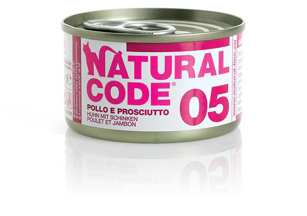 Natural Code Gatto Umido Complementare Naturale in Acqua di Cottura 85g - immagine 7