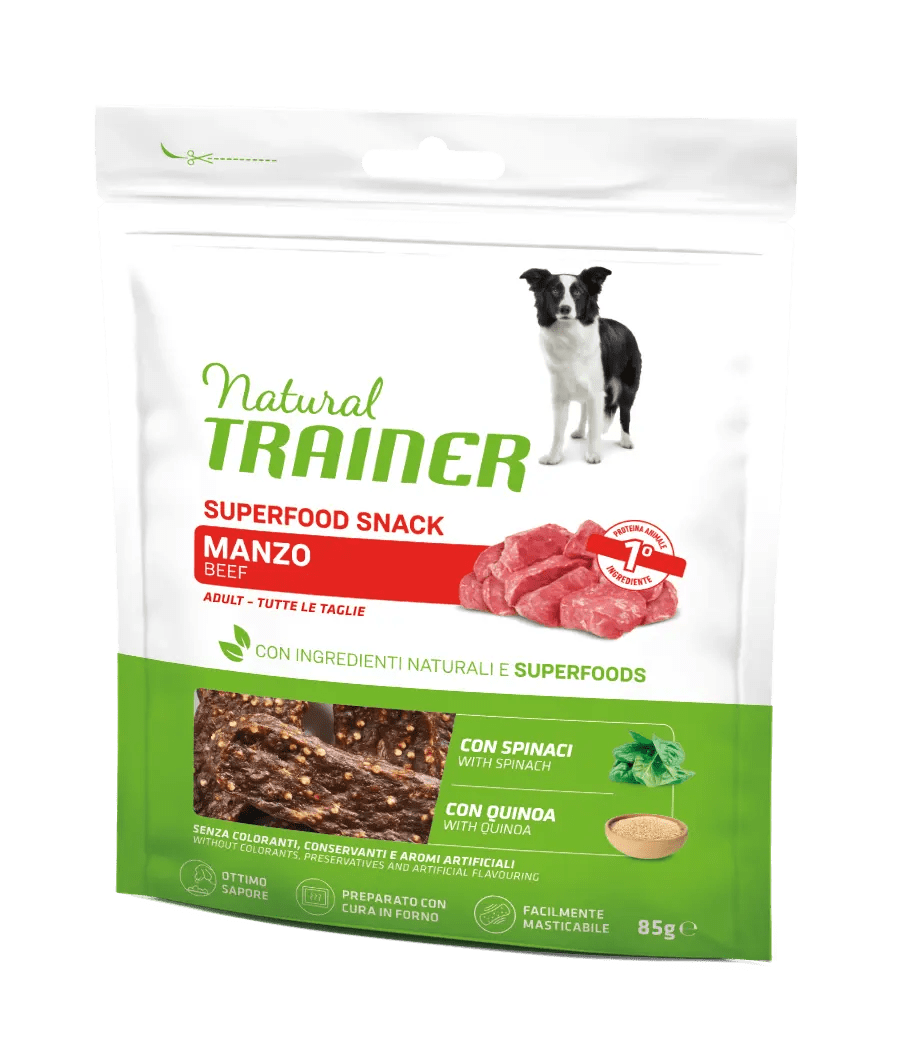 Natural Trainer Superfoods Snack Manzo 85g