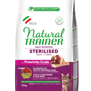 Natural Trainer Sterilised con Prosciutto Crudo