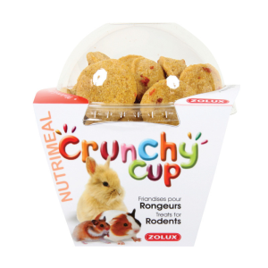 Zolux Crunchy Cup Candy con Carota e Semi di Lino 200g