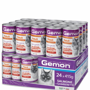 Gemon Adult Bocconcini con Salmone e Gamberetti