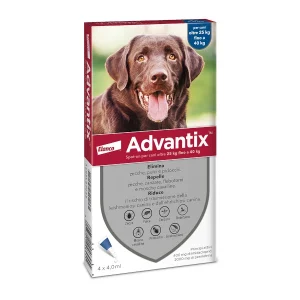Advantix Spot On Antiparassitario per Cani 25-40kg 4 Pipette da 4ml