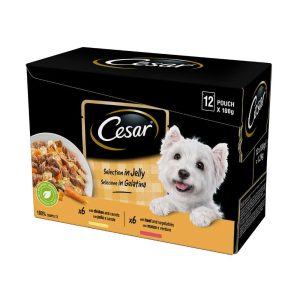 Cesar Dog Selezione Gelatina 12x100 g