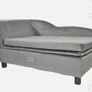 Nasonero – Divanetto con Cassetto Grigio per Cani
