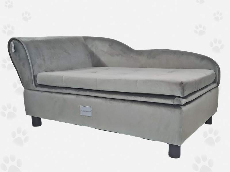 Nasonero – Divanetto con Cassetto Grigio per Cani - immagine 2