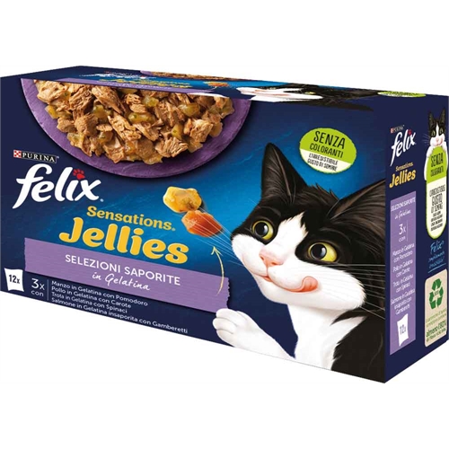 Felix – Sensation Jellies Selezioni Saporite Multipack 12x85g