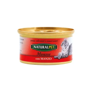 Naturalpet Cat Adult Mousse manzo