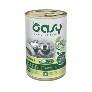 Oasy Dog Adult All Breeds coniglio 400 g