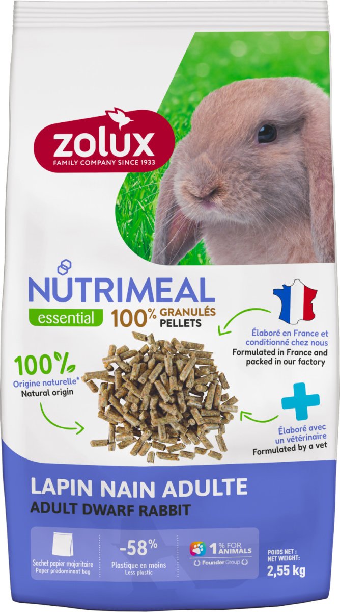 Nutrimeal Pellet per Conigli Nani Adult