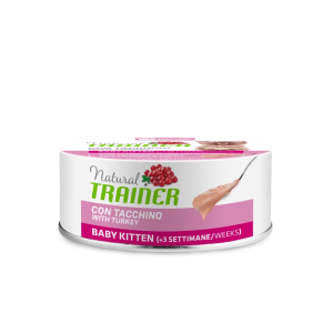 Natural Trainer Baby Kitten con Tacchino 80g