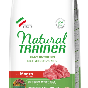 Natural Trainer Maxi Adult con Manzo 12kg