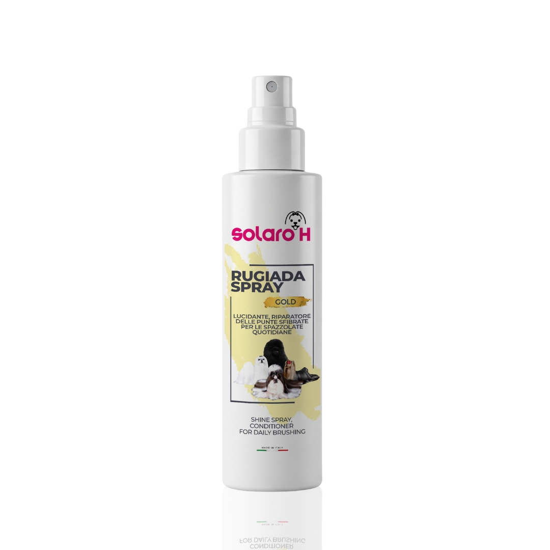 Solaro H | Conditioner Lucidante Cani – Rugiada Spray Gold - immagine 2