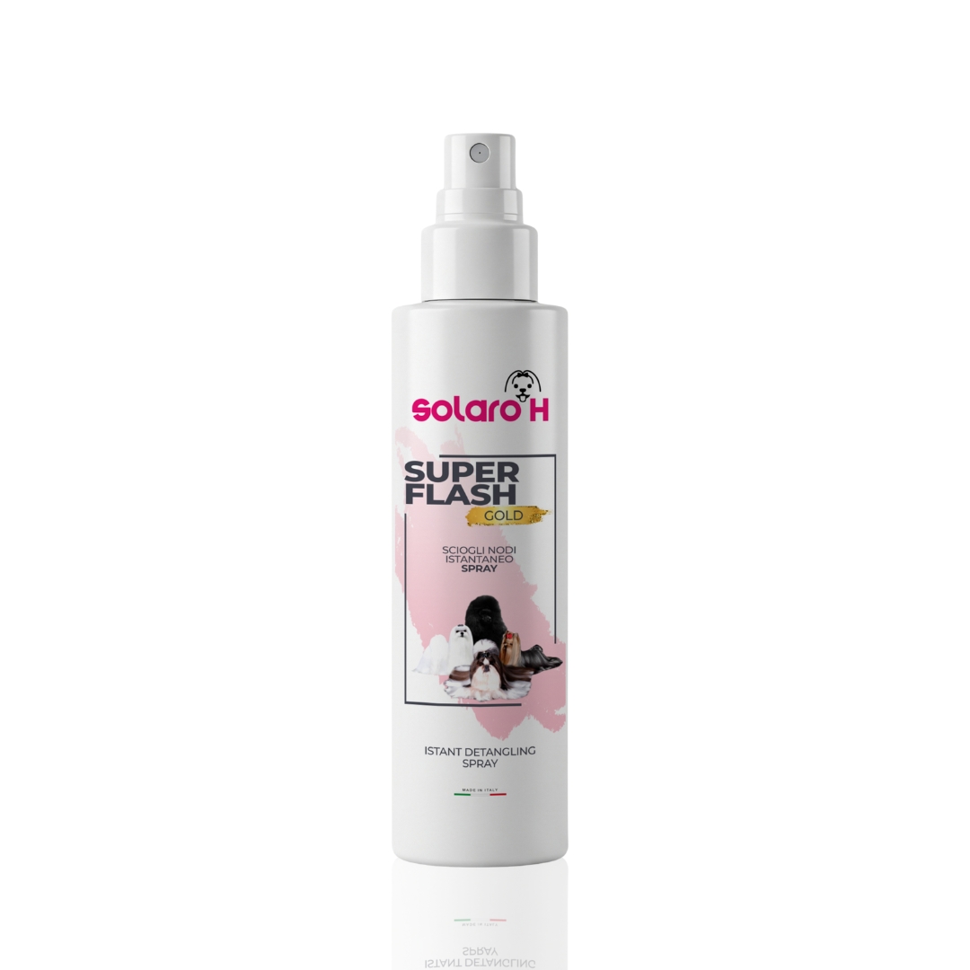 Solaro H | Sciogli Nodi per Cani – Super Flash Gold Spray - immagine 2